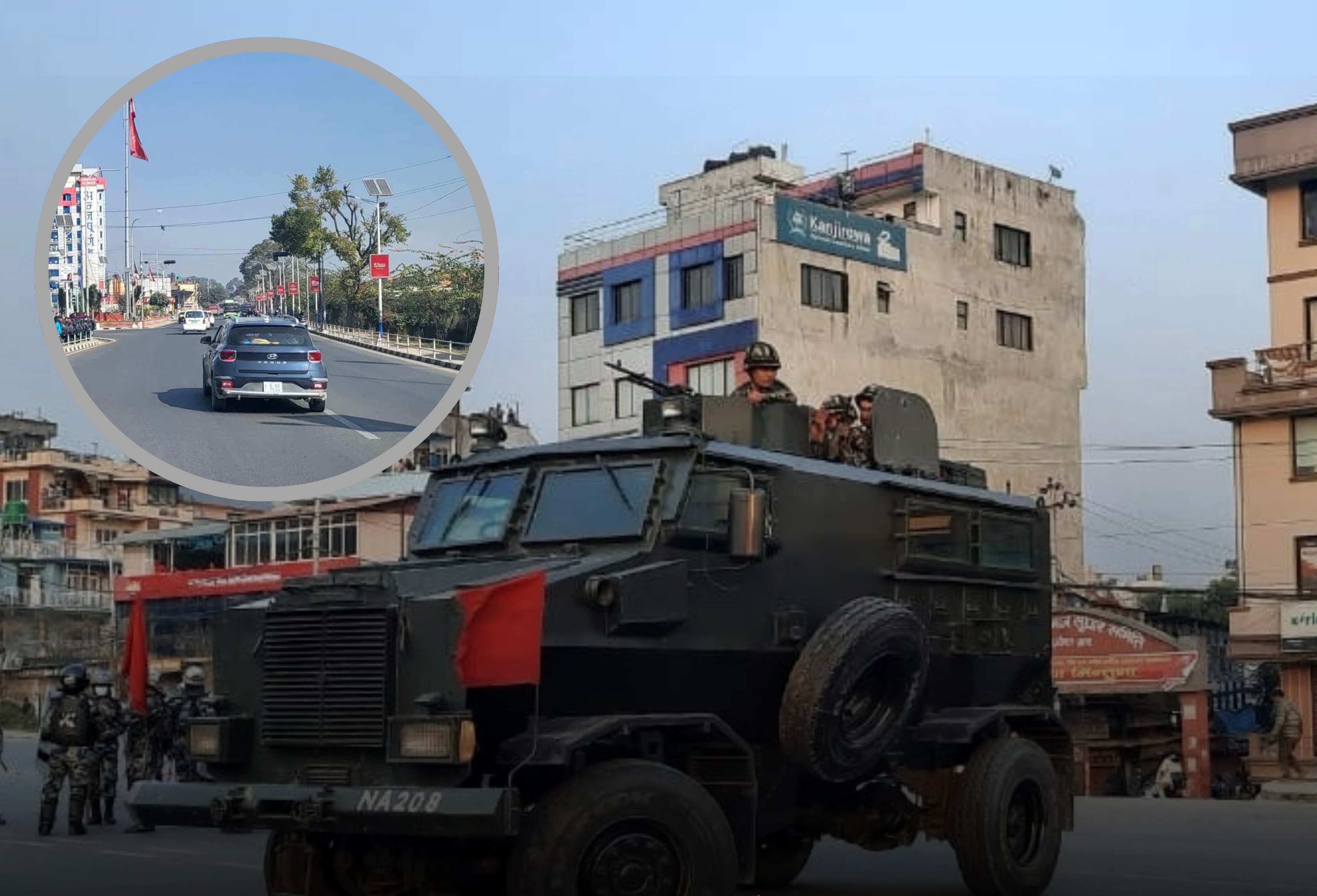 Kathmandu Lifts Curfew After Pro-Monarchy Protests; Restrictions in Baneshwor-Tinkune Suspended