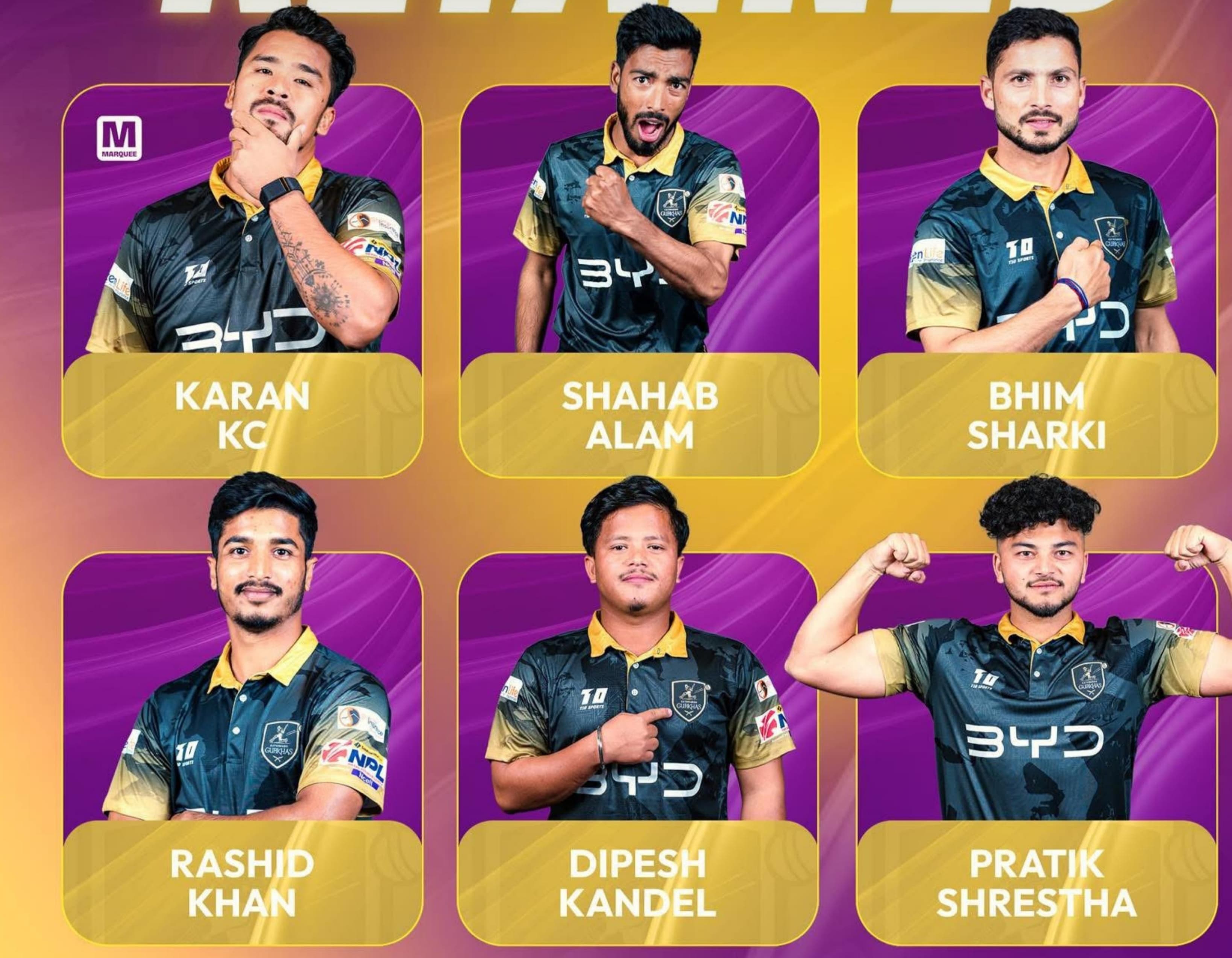 Kathmandu Gurkhas Gear Up for NPL Season 2 with Star Retentions!